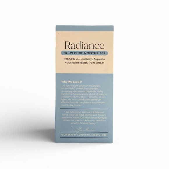 neu yeu Radiance Other - Tri-Peptide Moisturizer - Blue and Cream